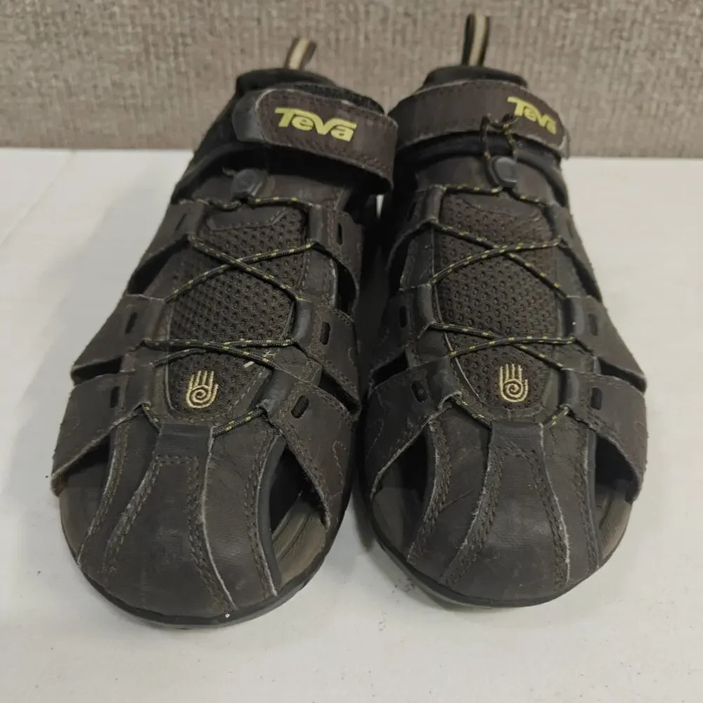 Teva Forebay Men's Sandals Size 11 Hiking Trail Fisherman's Brown Shoes